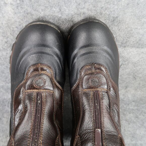 Coleman Shoes Men 9 Boots Winter Snow Insulated Leather Waterproof Anthony Brown - Picture 10 of 15